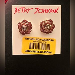 New Betsey Johnson Earrings